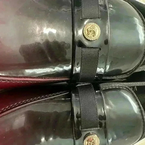 Versace Men\'s‎ Patent Leather Ombre Loafers Dress Shoes Made in Italy Size 44 main image 13